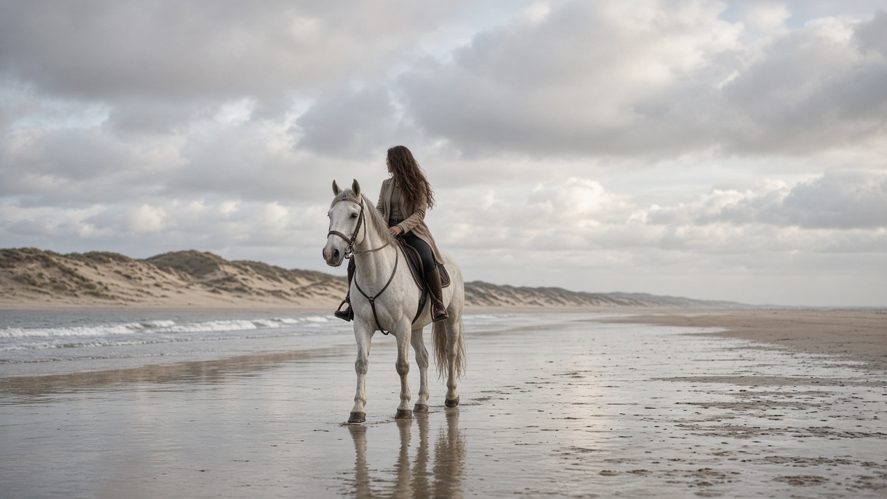 Horse on the beach