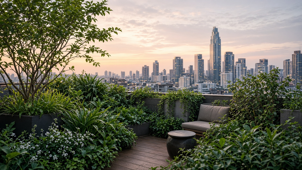 Rooftop garden